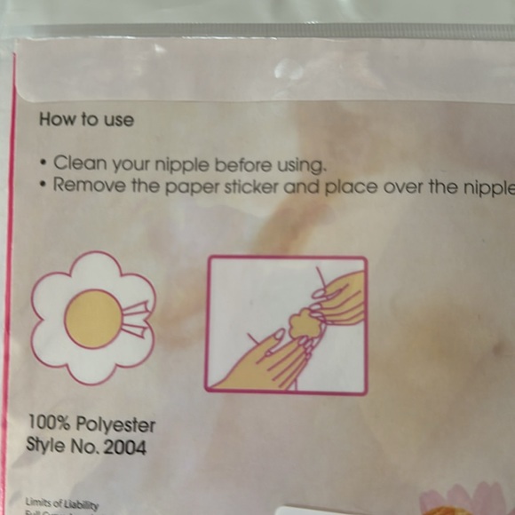 Breast Petals Lace for Strapless and Backless Garments 3 pairs - Picture 4 of 5